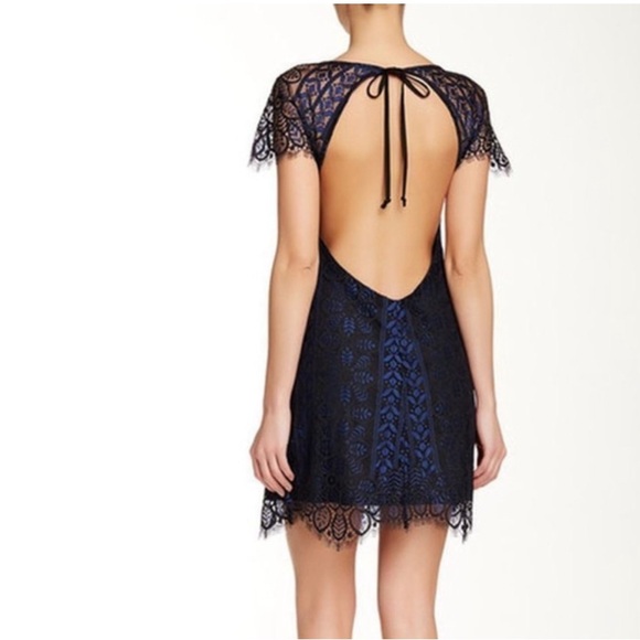 For Love & Lemons Lyla Lace Open Back Dress NWT - Picture 3 of 10
